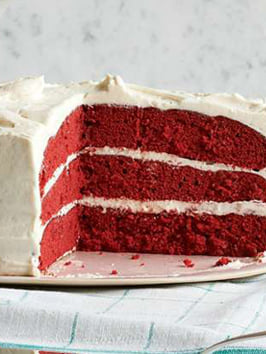 Classic Egg Free Red Velvet Cake